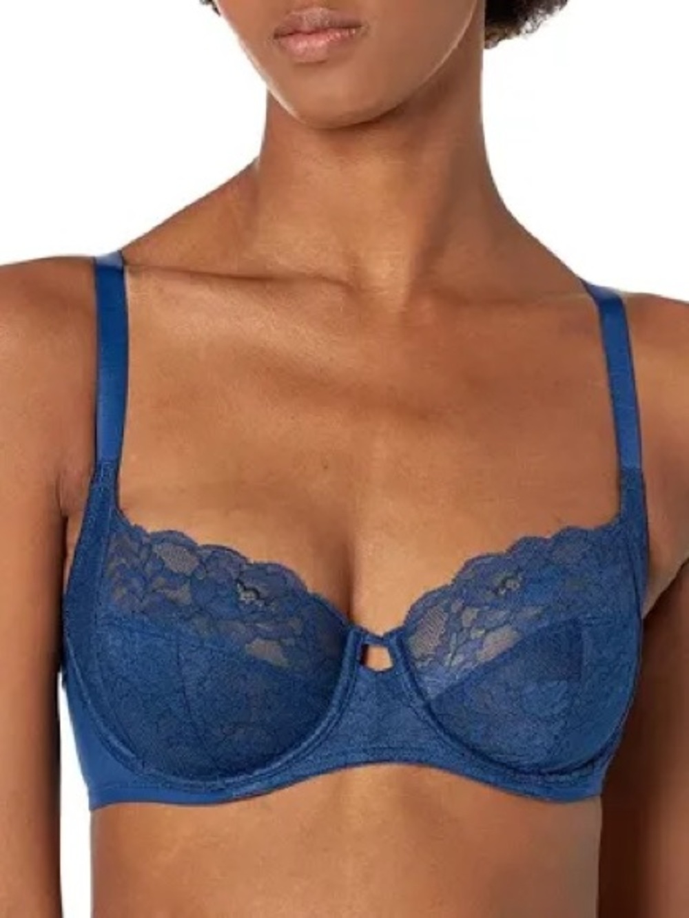 Natori Navy Lace Underwire Bra